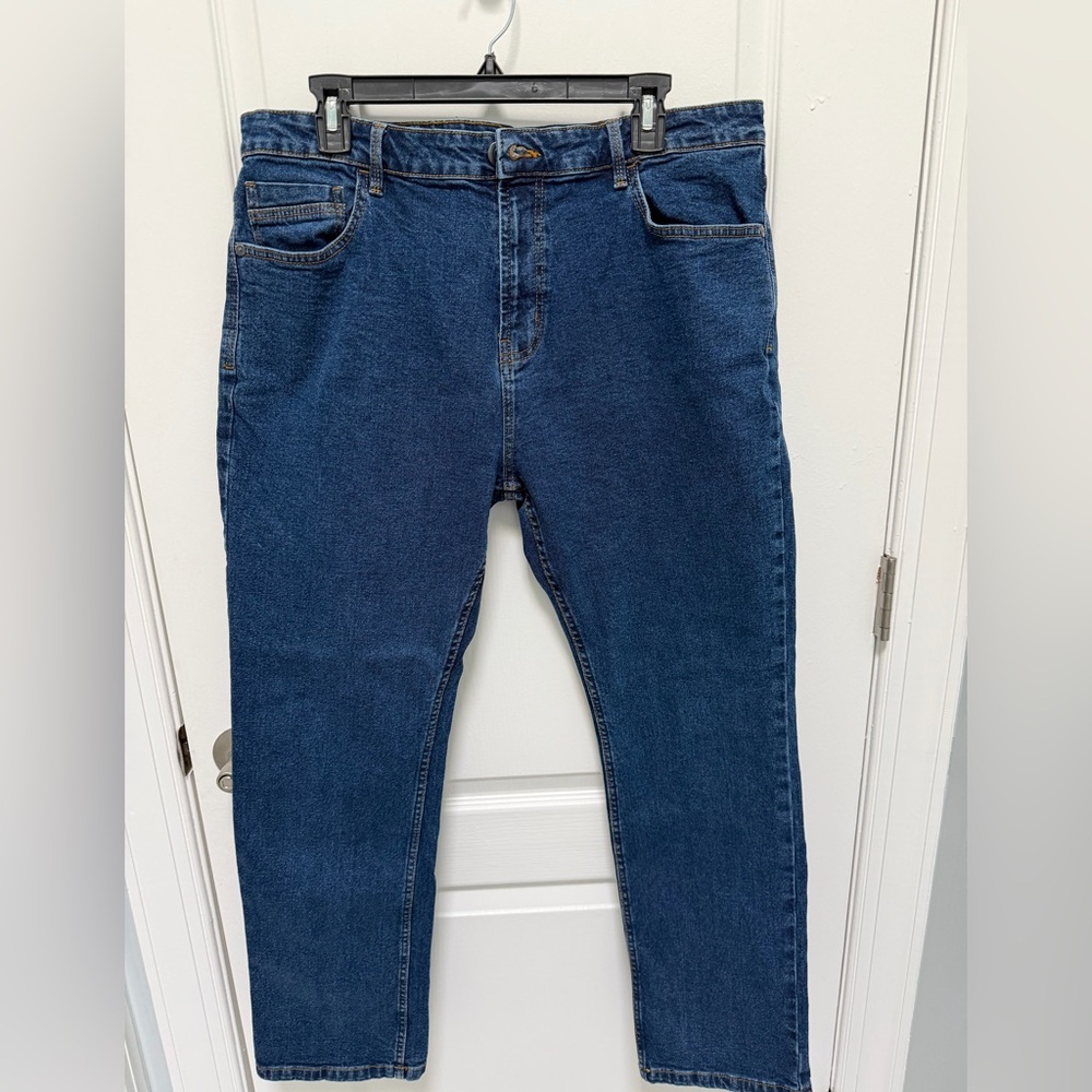 Men's Blue Jeans, Size 36x30, department store Dunnes brand, 5 pockets